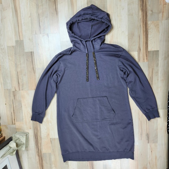 Torrid Hoodie Tunic Rhinestone Drawstring Size Large‎ - Picture 1 of 6